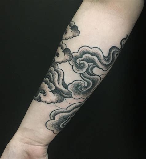 asian cloud tattoo